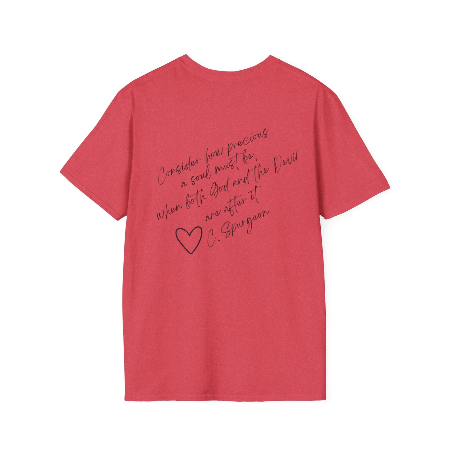 How Precious a Soul- Inspirational Unisex Softstyle T-Shirt