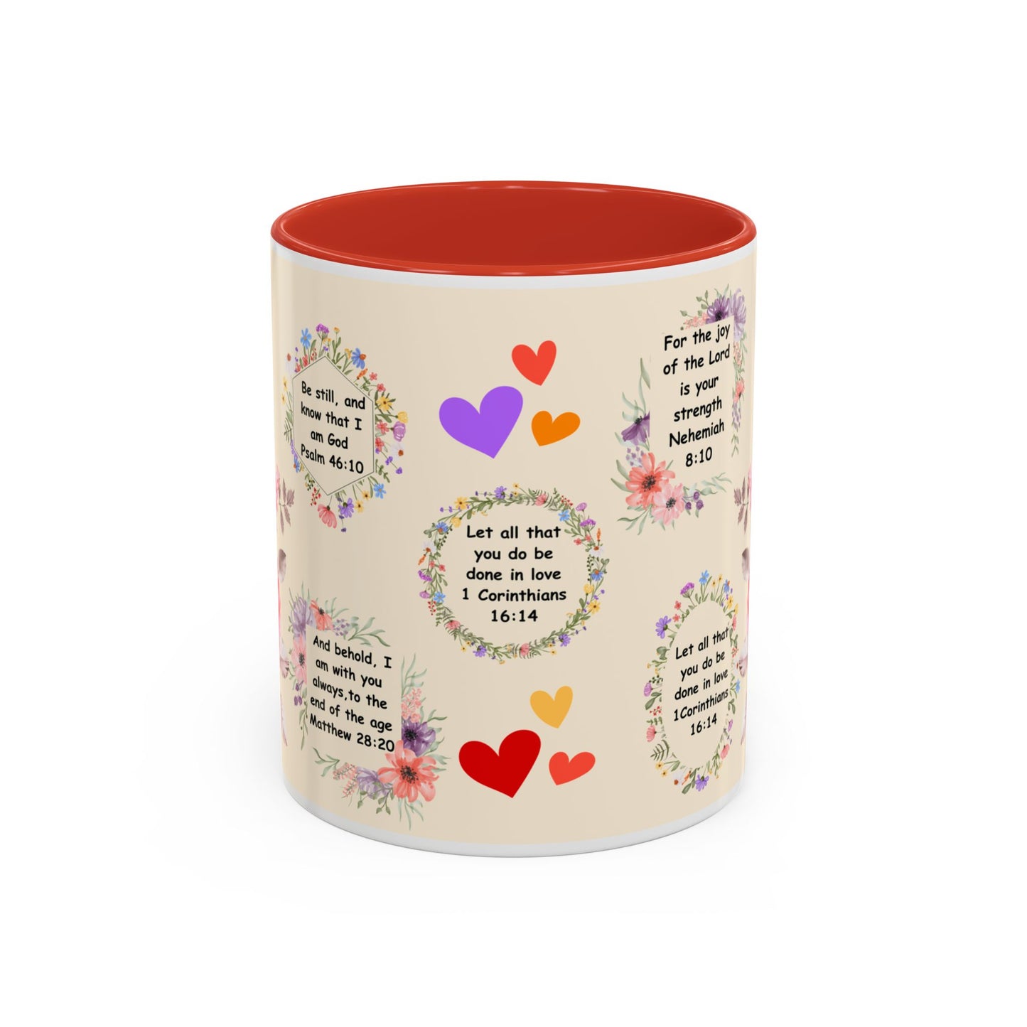 Flowers Accent Coffee Mug (11, 15oz)