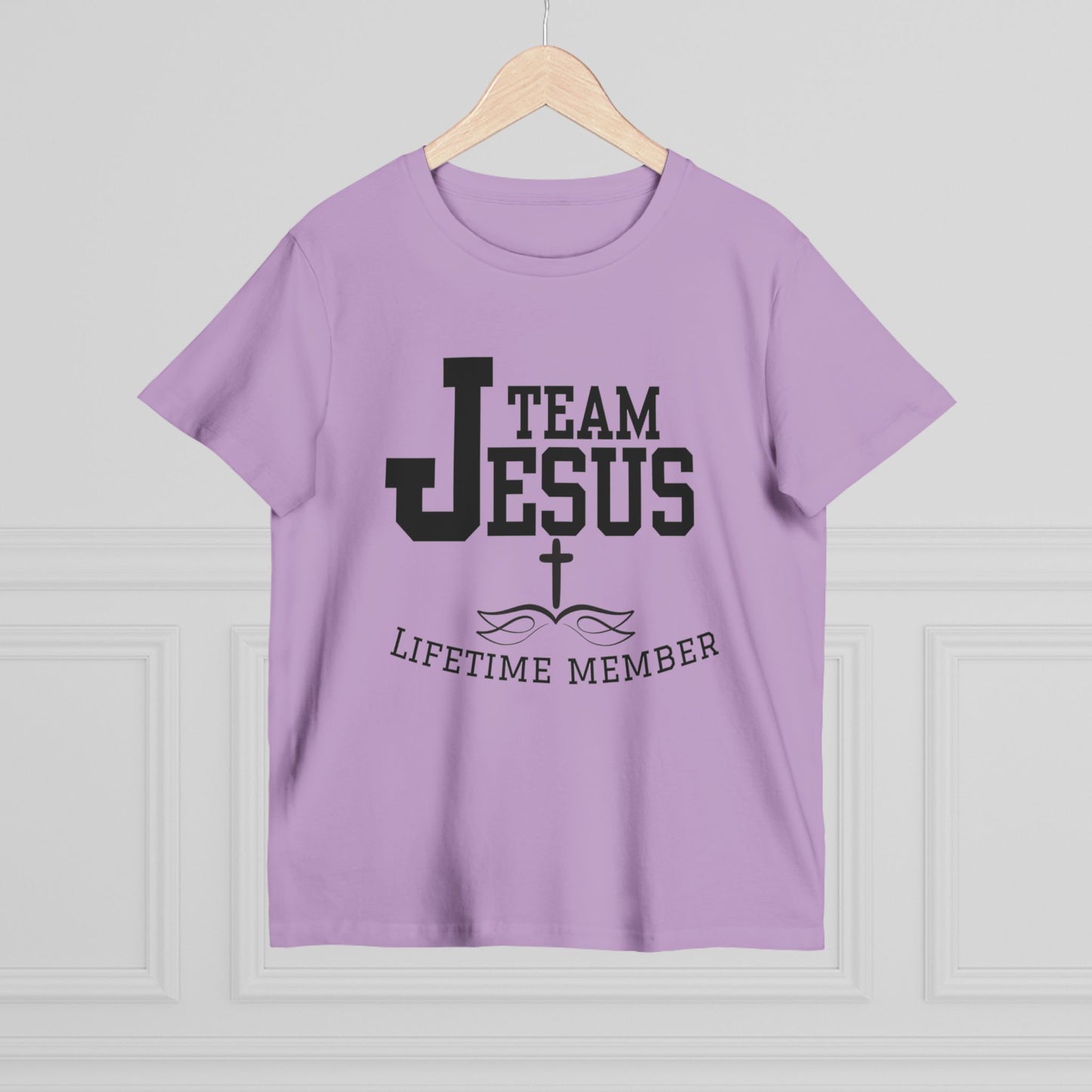 Women's Tee - Team Jesus Faithful Christian Praise Fun Tone