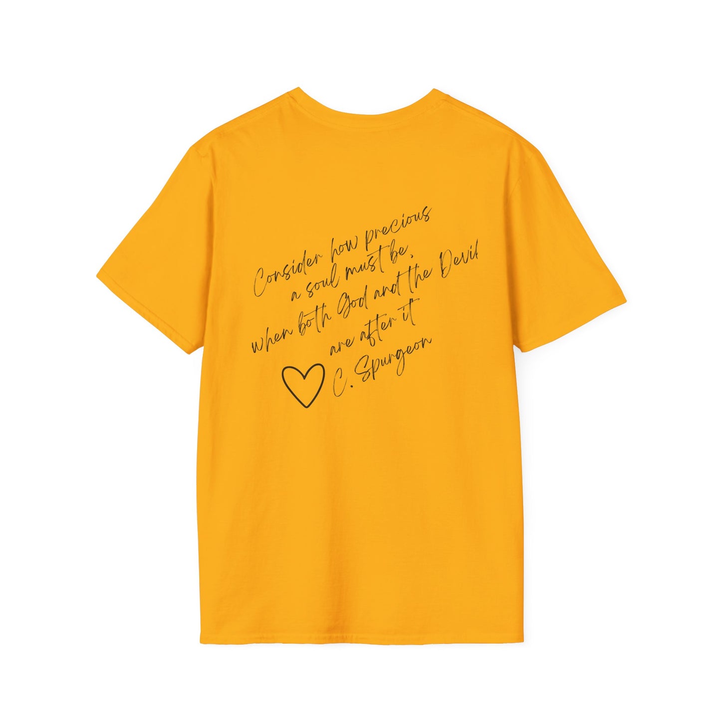 How Precious a Soul- Inspirational Unisex Softstyle T-Shirt