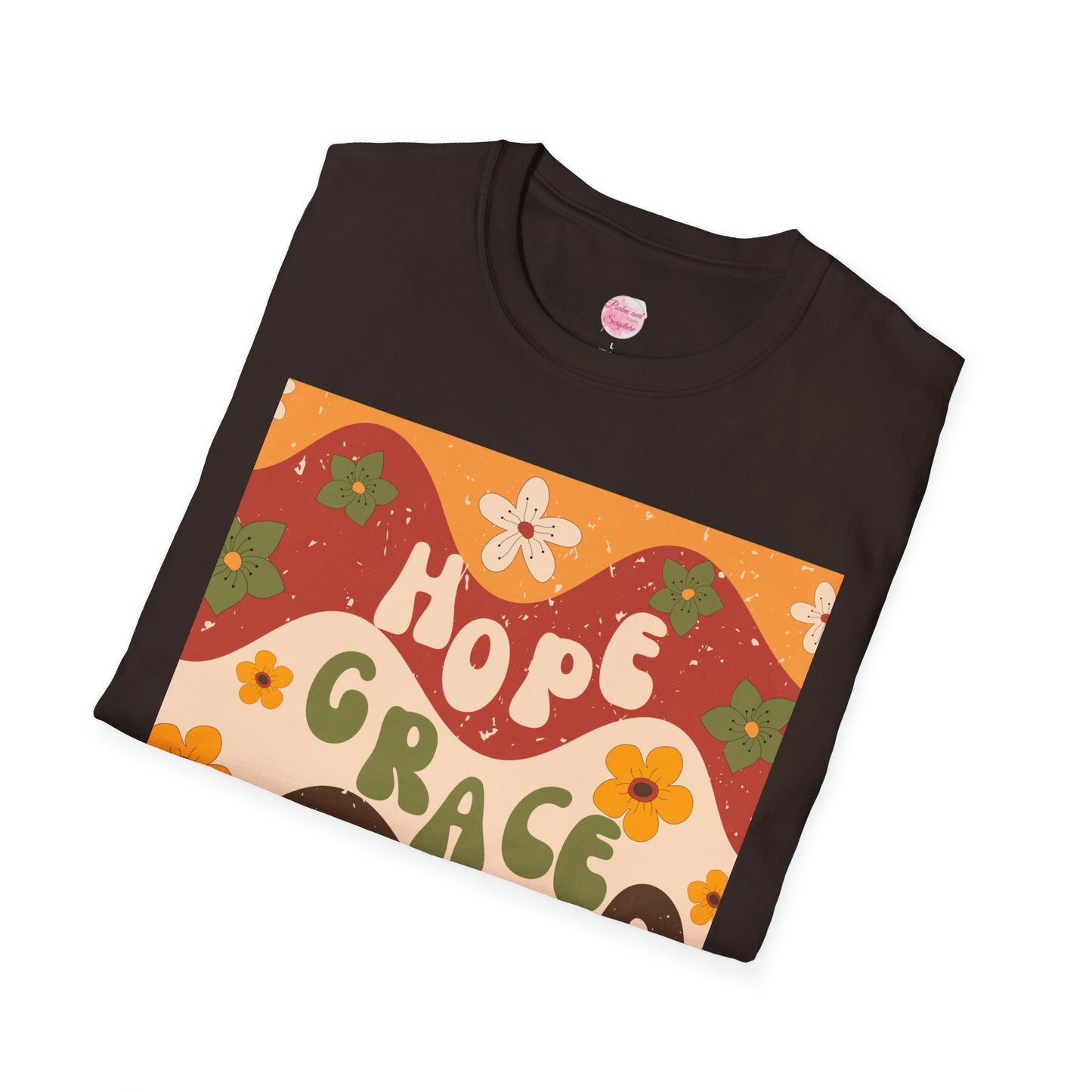 Christian Hope, Love, Grace Unisex T-Shirt