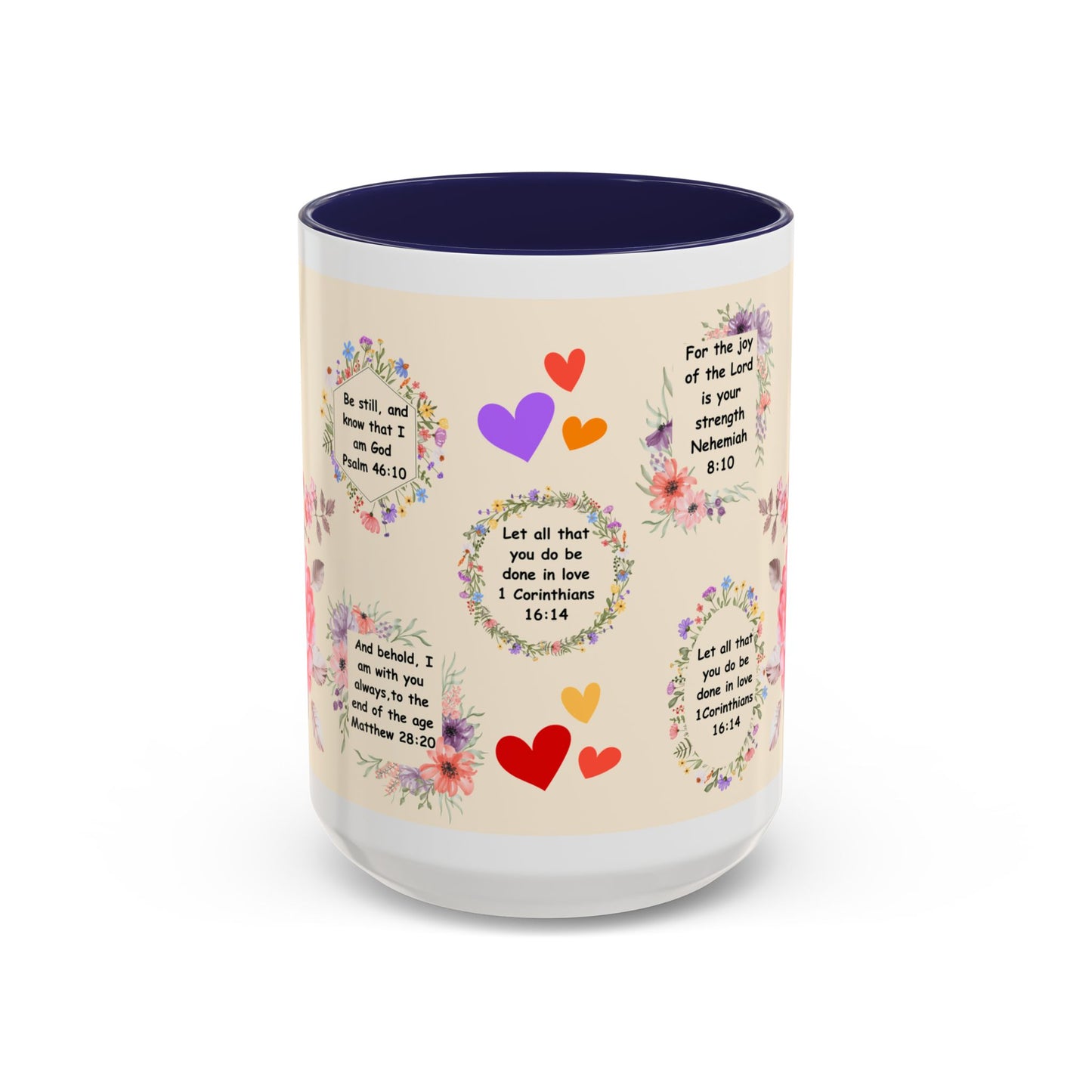 Flowers Accent Coffee Mug (11, 15oz)