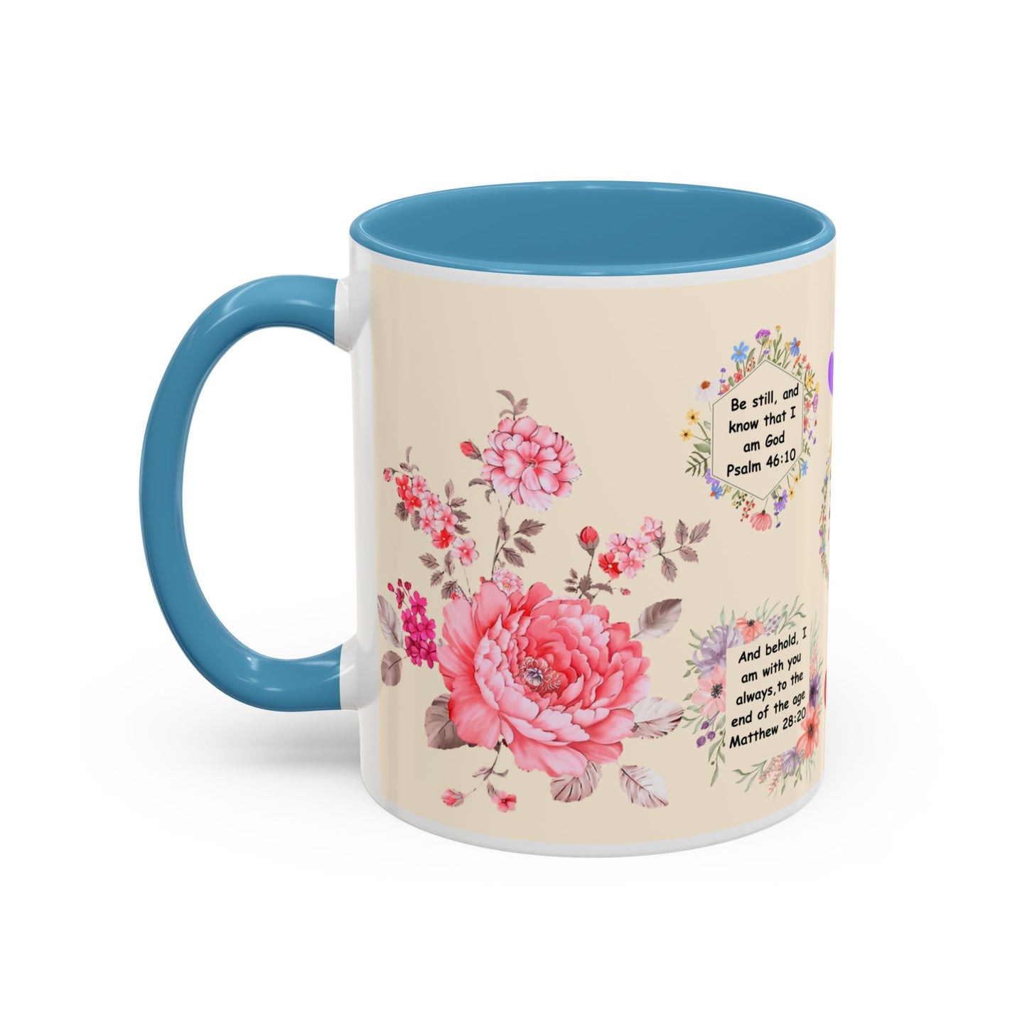 Flowers Accent Coffee Mug (11, 15oz)