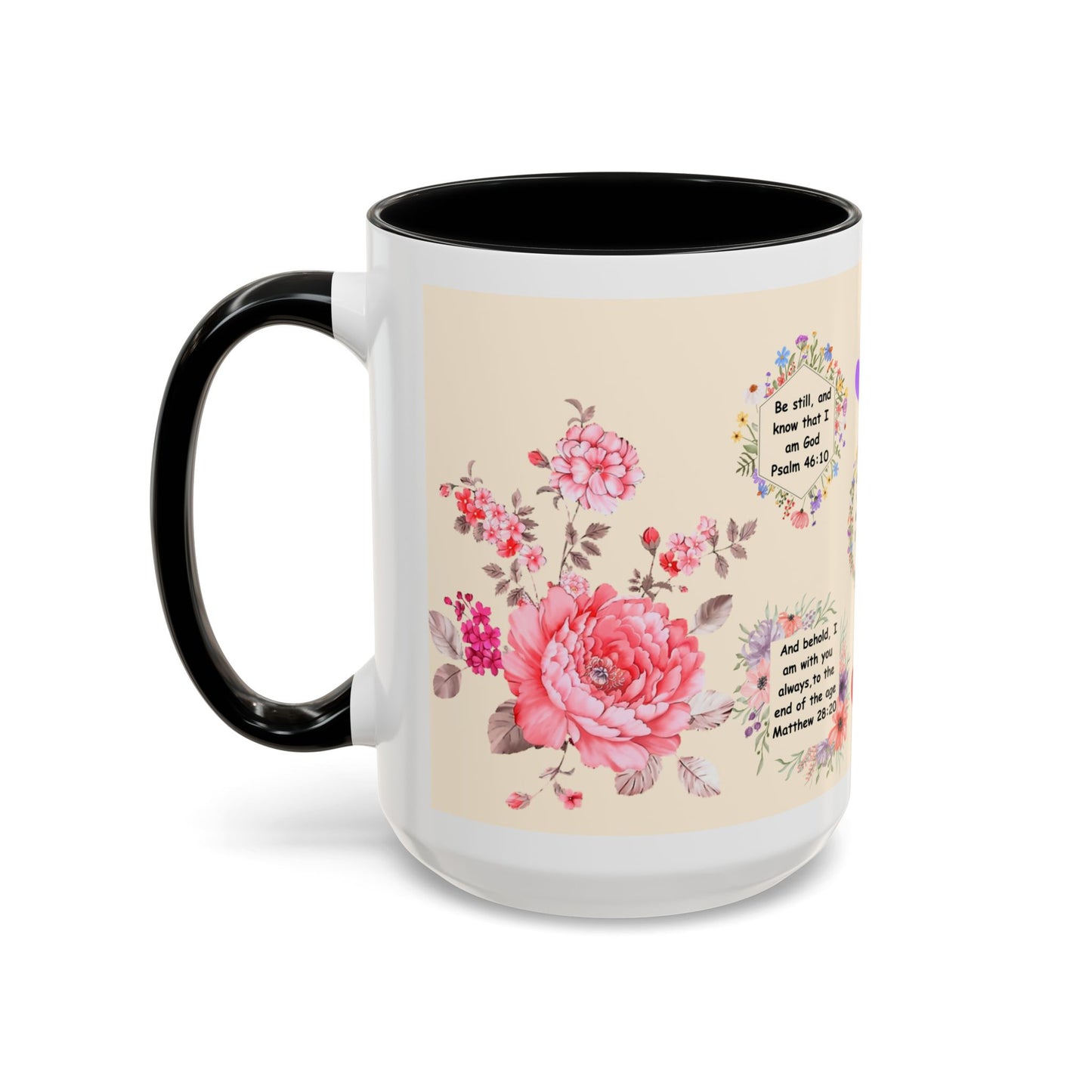 Flowers Accent Coffee Mug (11, 15oz)