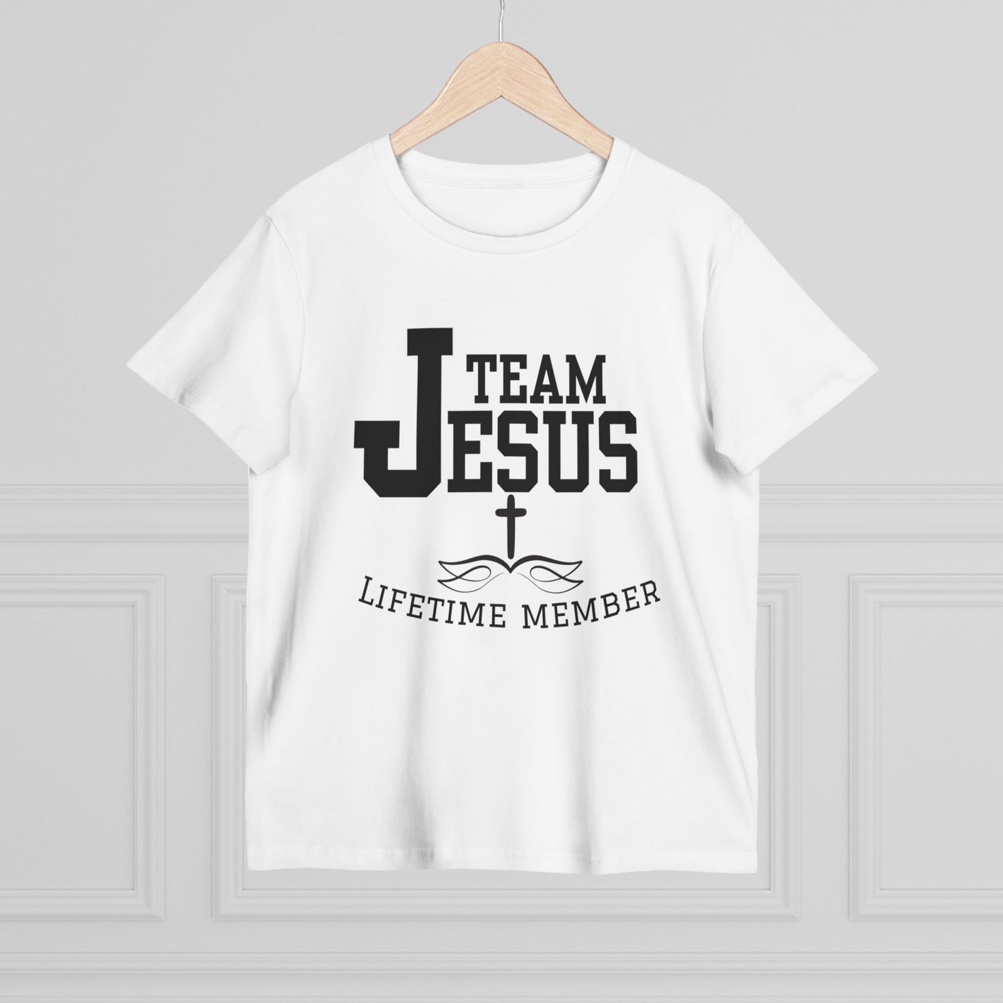 Women's Tee - Team Jesus Faithful Christian Praise Fun Tone