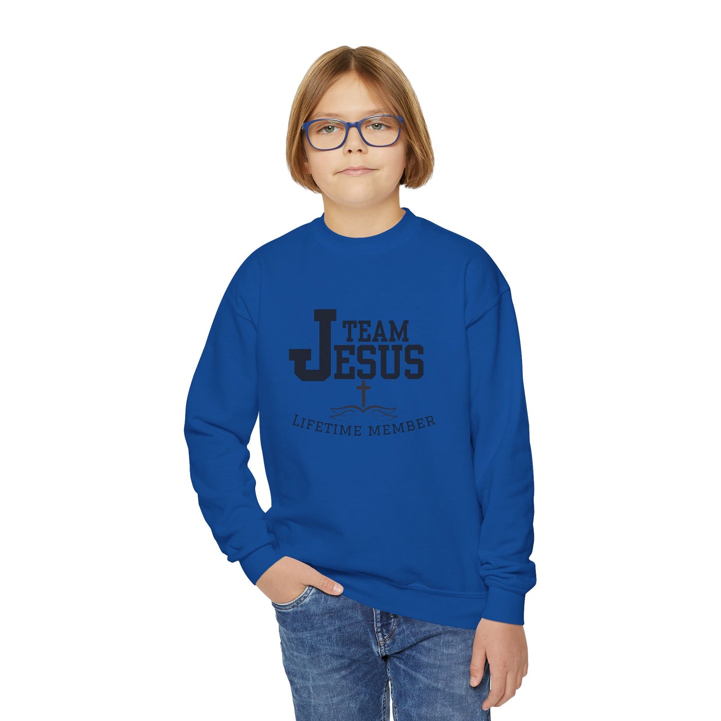 Team Jesus Youth Crewneck Sweatshirt