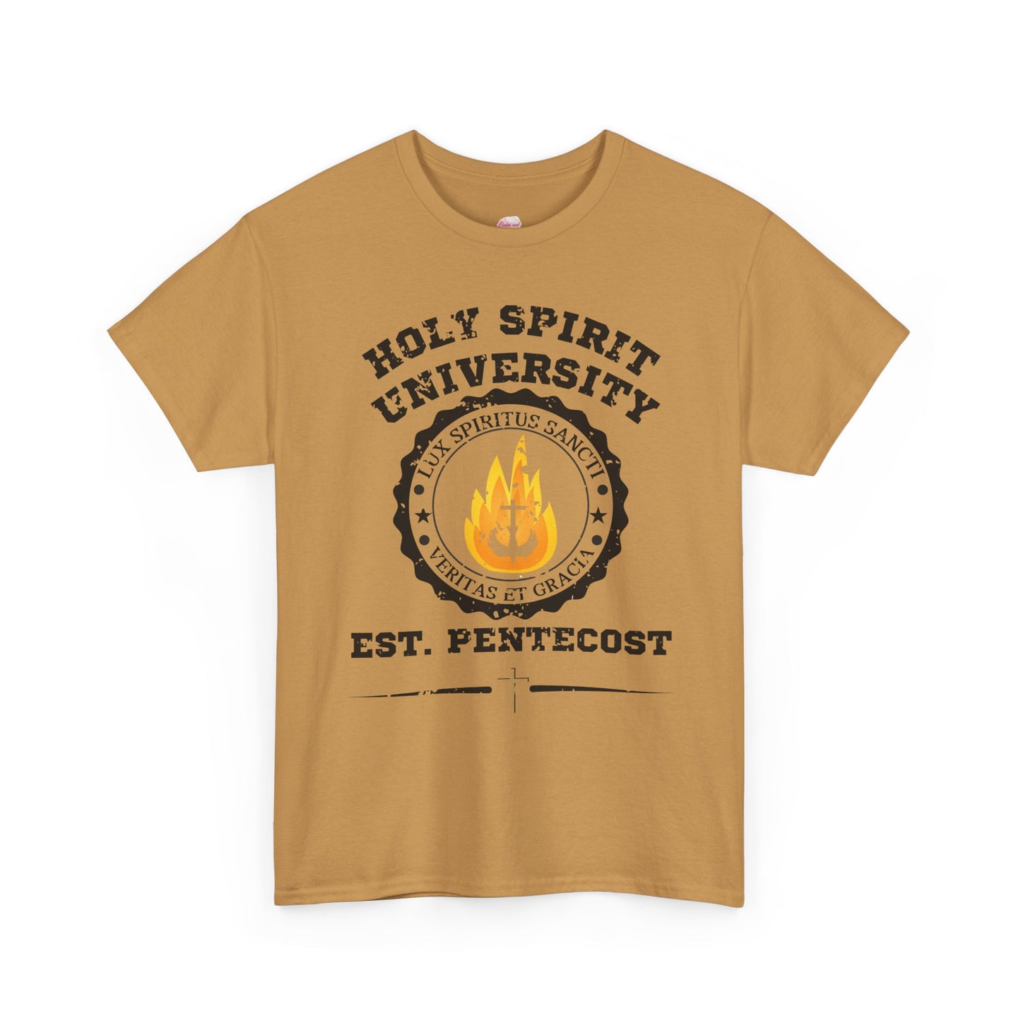 HOLY SPIRIT U. Collegiate Tee 🔥 EST. Pentecost | Comfort Colors