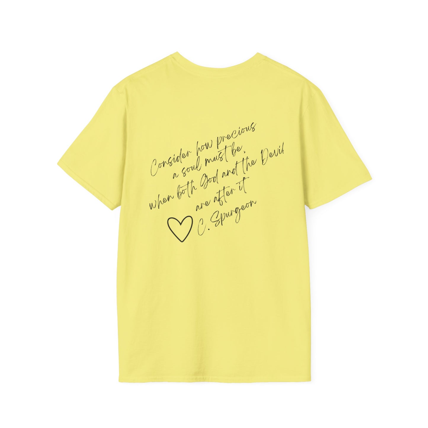 How Precious a Soul- Inspirational Unisex Softstyle T-Shirt