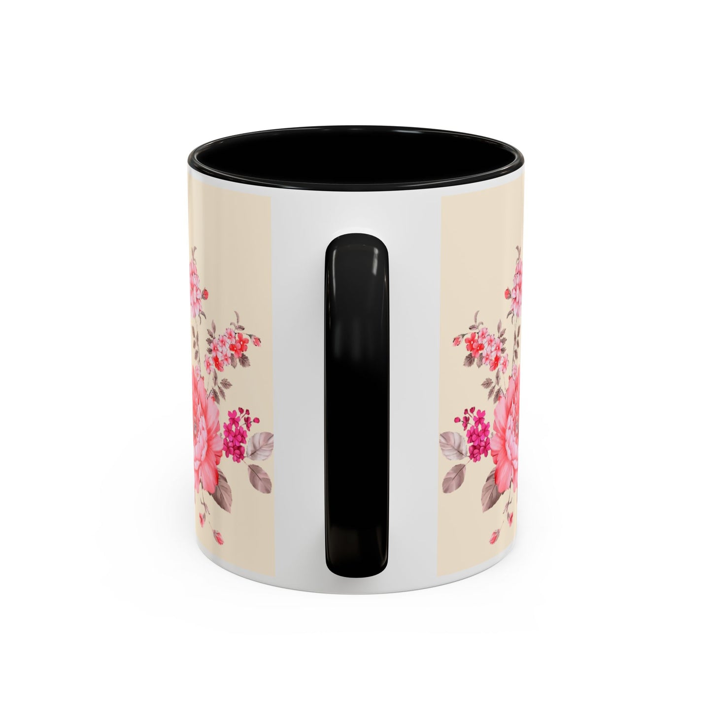 Flowers Accent Coffee Mug (11, 15oz)