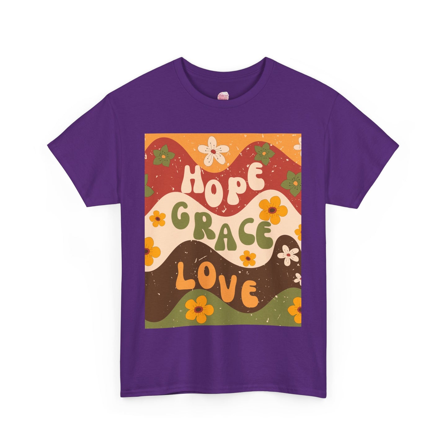 Groovy Faith! Hope Grace Love T-Shirt - Shop Now! 💖