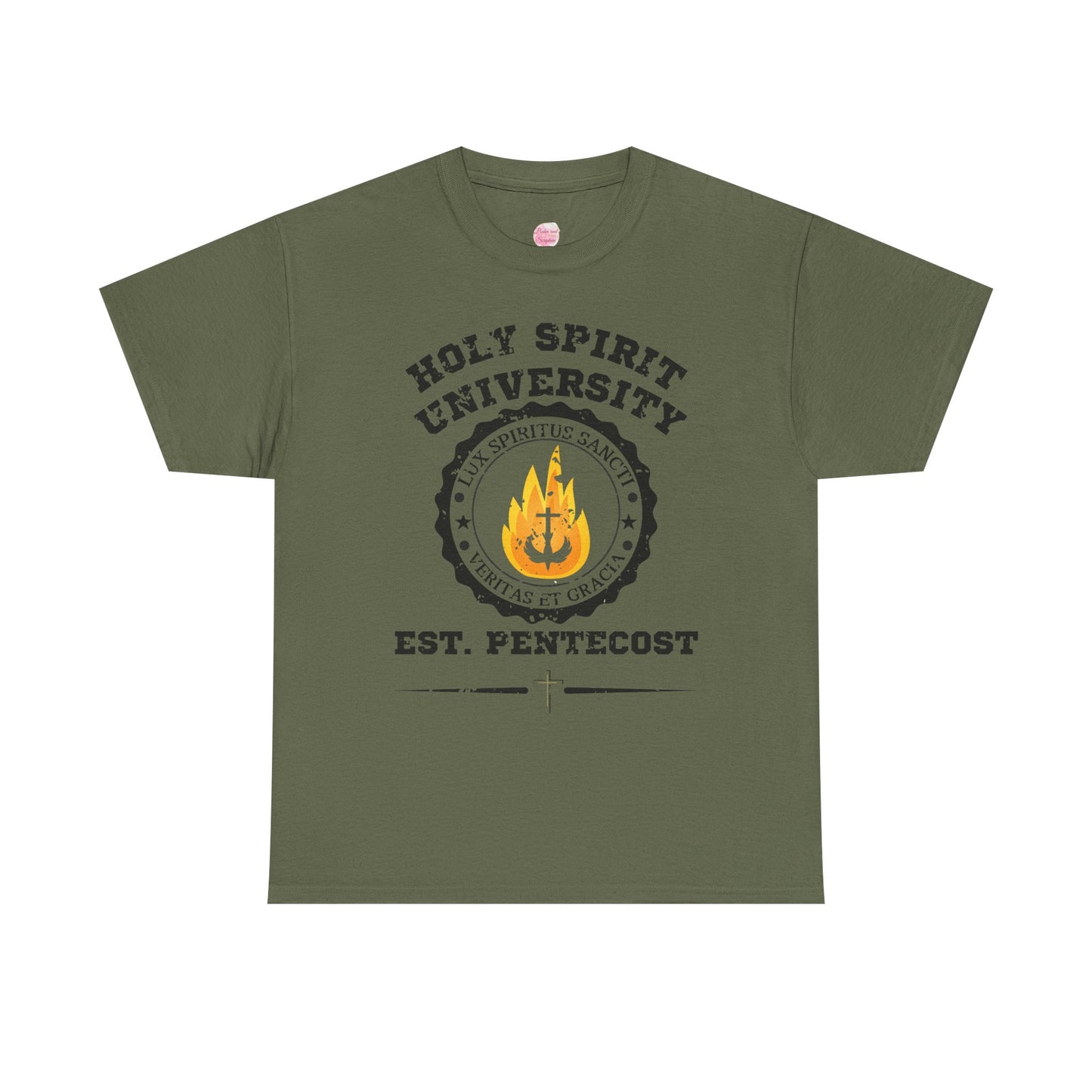 HOLY SPIRIT U. Collegiate Tee 🔥 EST. Pentecost | Comfort Colors