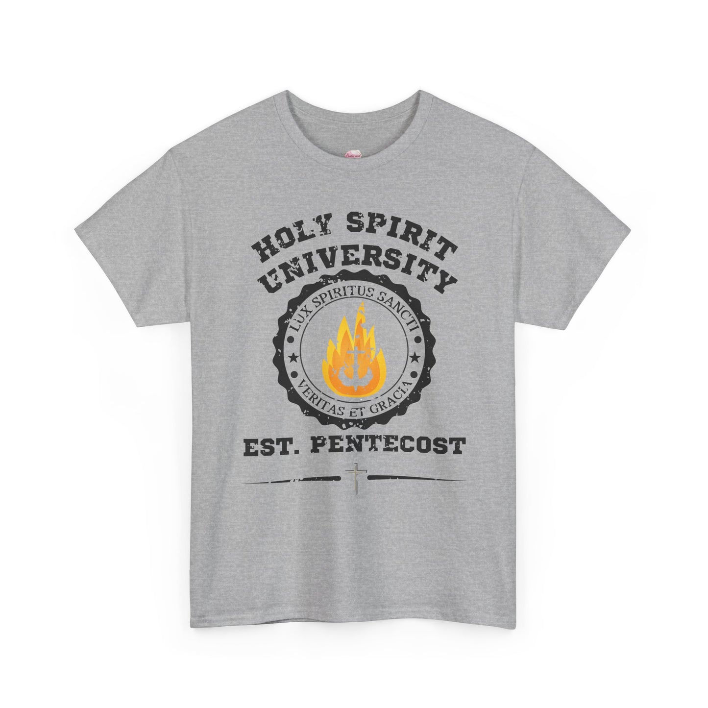 HOLY SPIRIT U. Collegiate Tee 🔥 EST. Pentecost | Comfort Colors