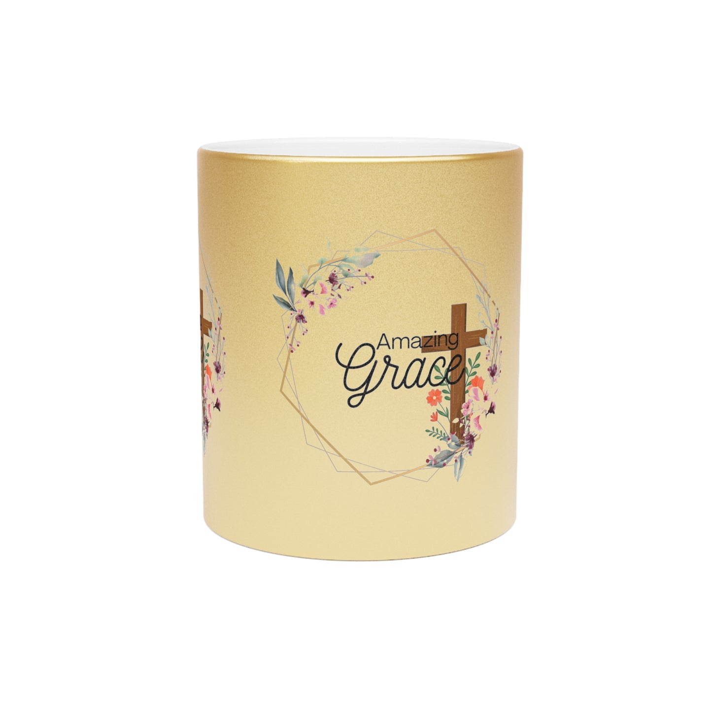 ✨ Faith & Coffee: Golden Grace Mug ✨