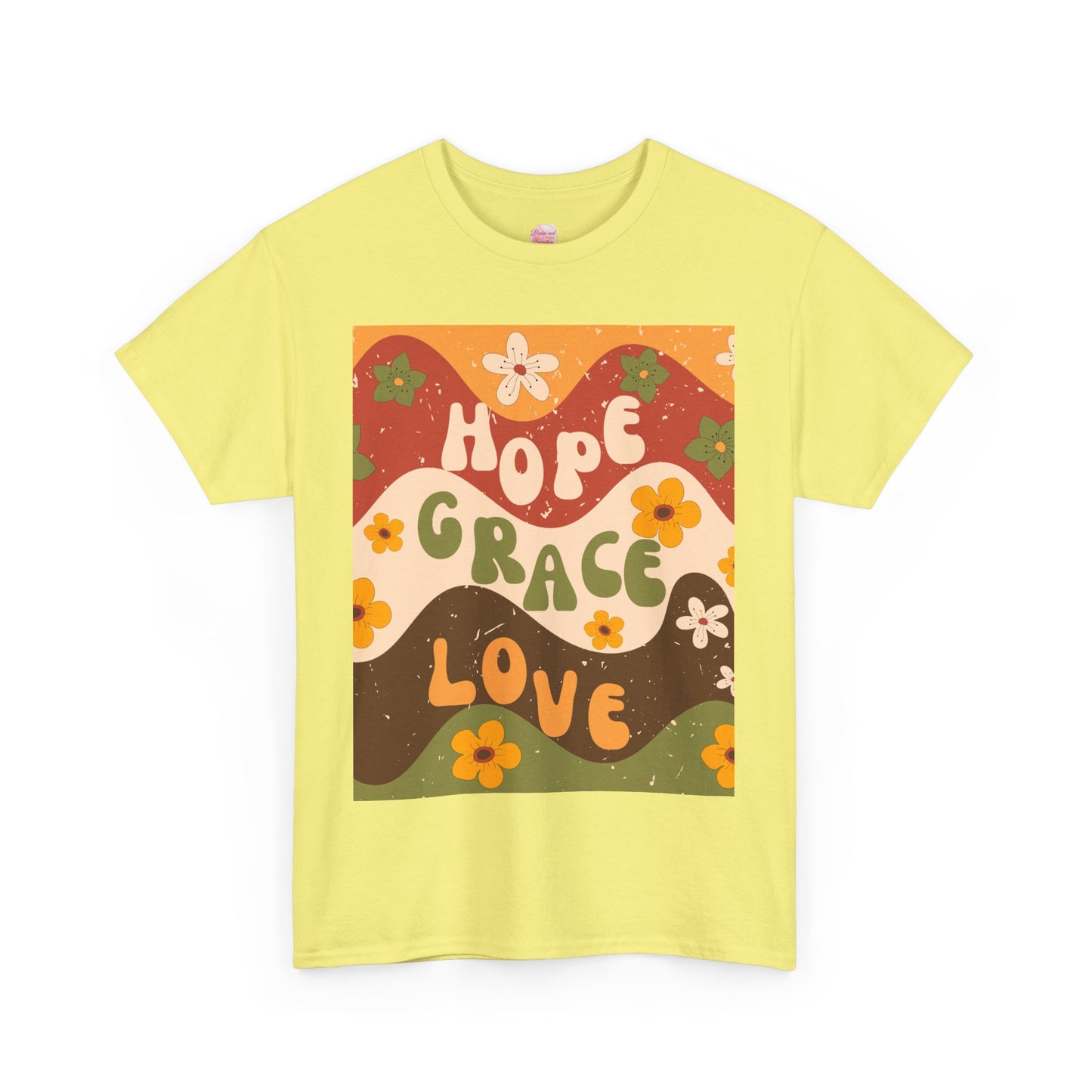 Groovy Faith! Hope Grace Love T-Shirt - Shop Now! 💖