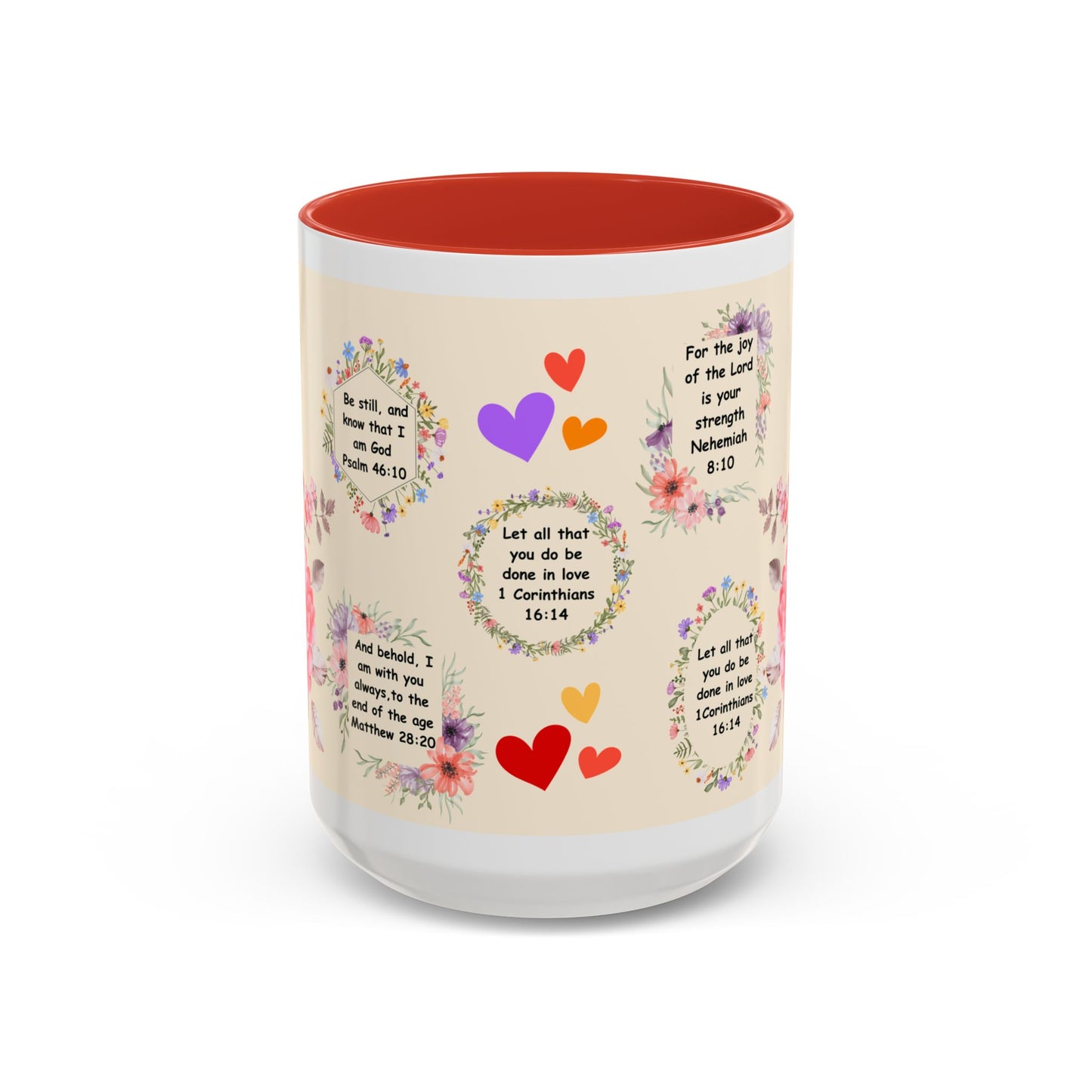 Flowers Accent Coffee Mug (11, 15oz)