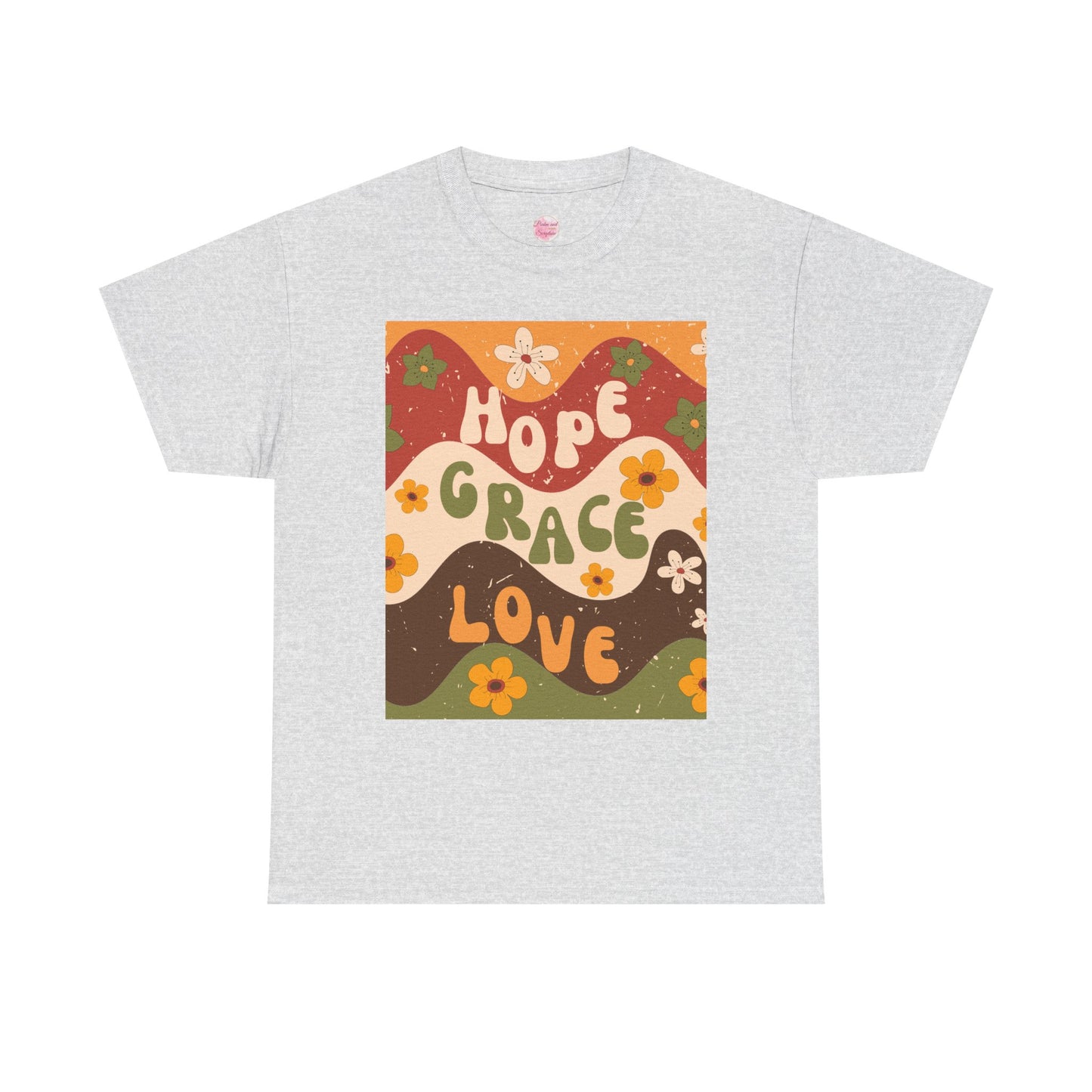 Groovy Faith! Hope Grace Love T-Shirt - Shop Now! 💖