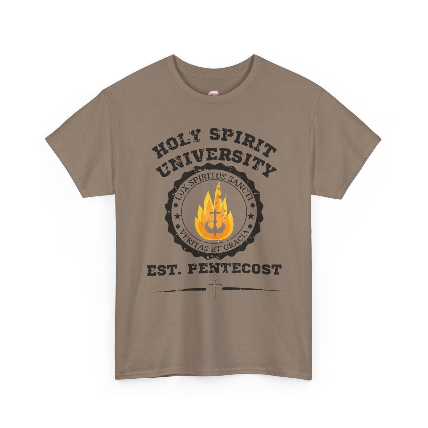 HOLY SPIRIT U. Collegiate Tee 🔥 EST. Pentecost | Comfort Colors