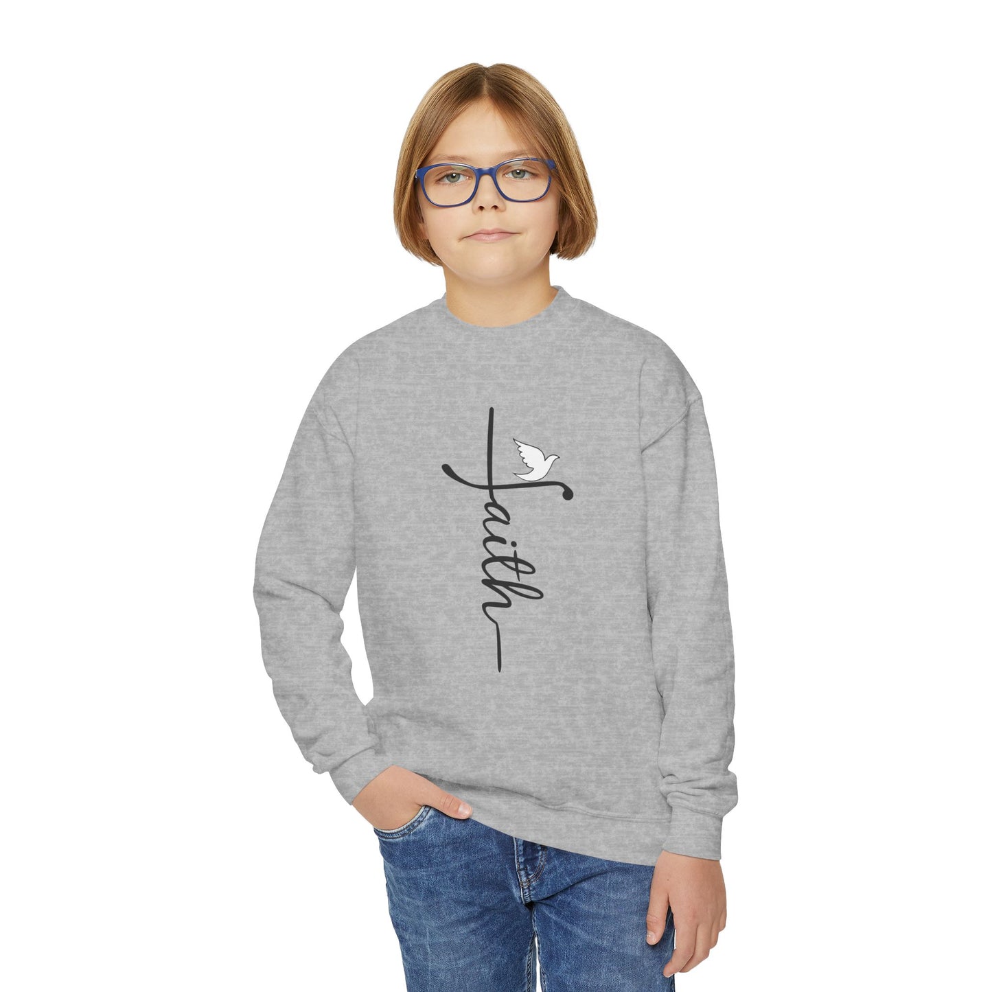 Faith Youth Crewneck Sweatshirt