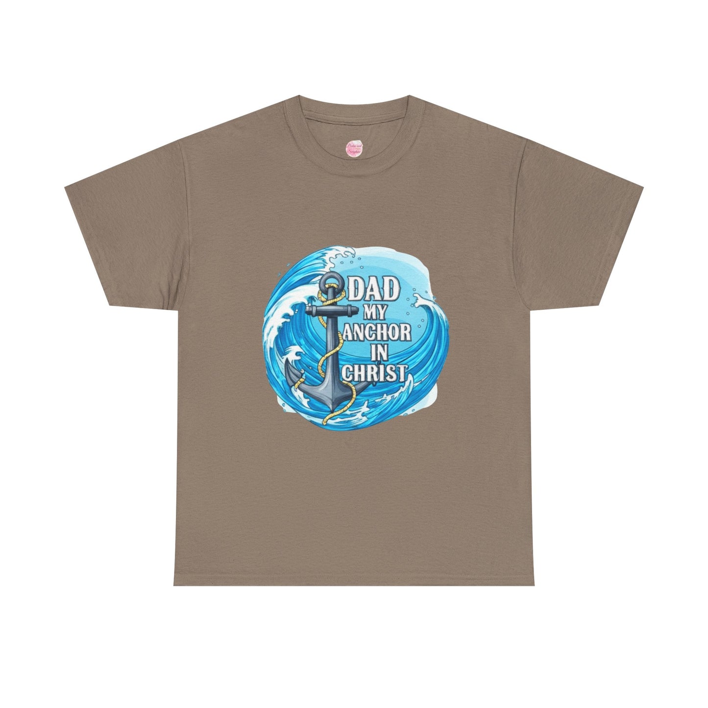 ⚓️ Faith & Family Tee! Dad My Anchor In Christ - Perfect Father's Day Gift! 🙏