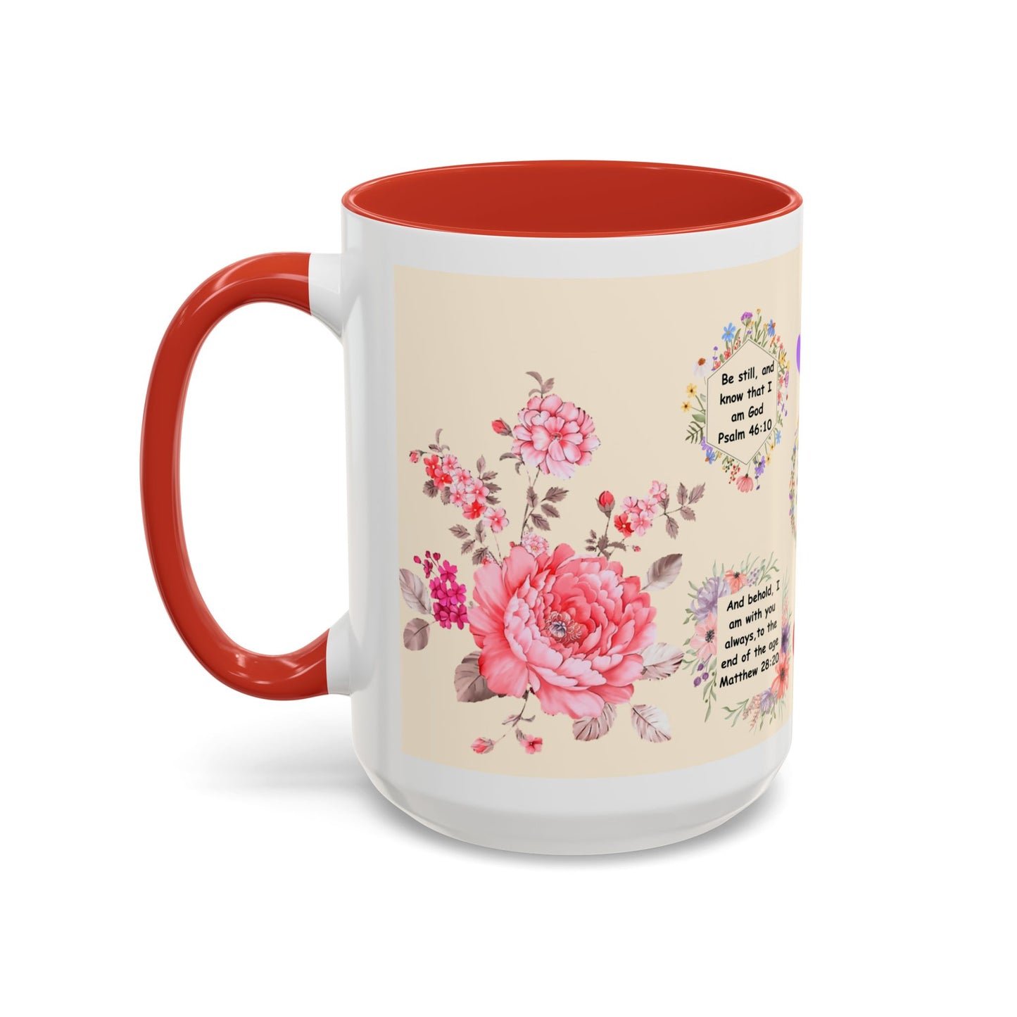 Flowers Accent Coffee Mug (11, 15oz)
