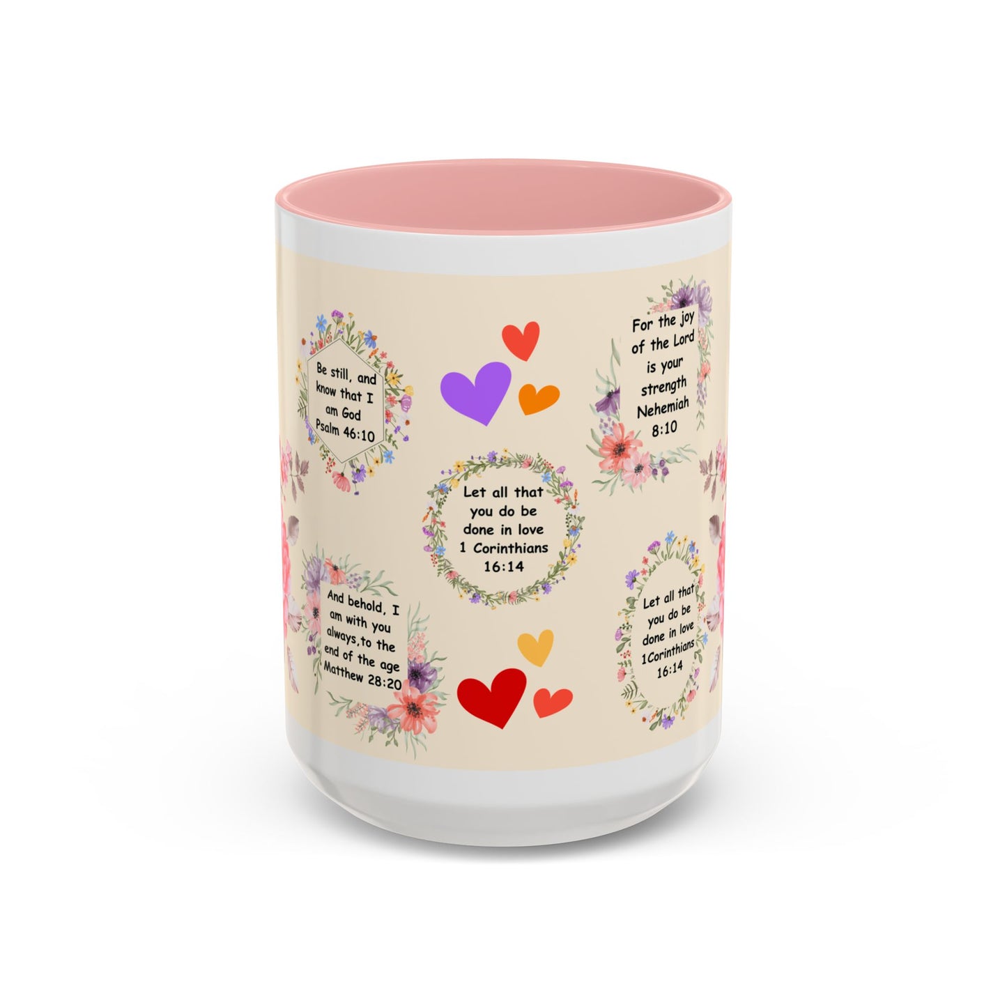 Flowers Accent Coffee Mug (11, 15oz)