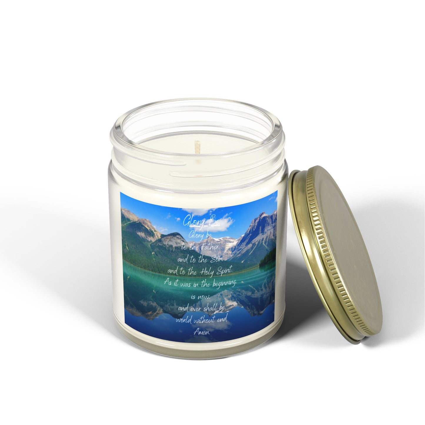 Glory Be Scented Coconut Apricot Candles (4oz, 9oz)