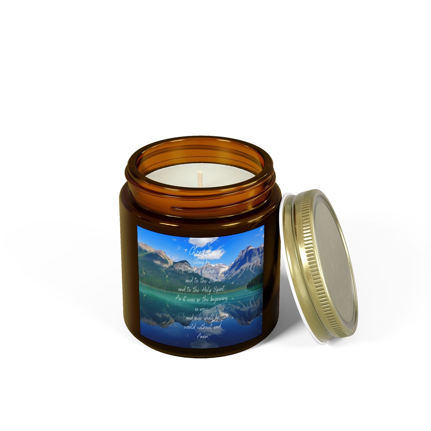 Glory Be Scented Coconut Apricot Candles (4oz, 9oz)