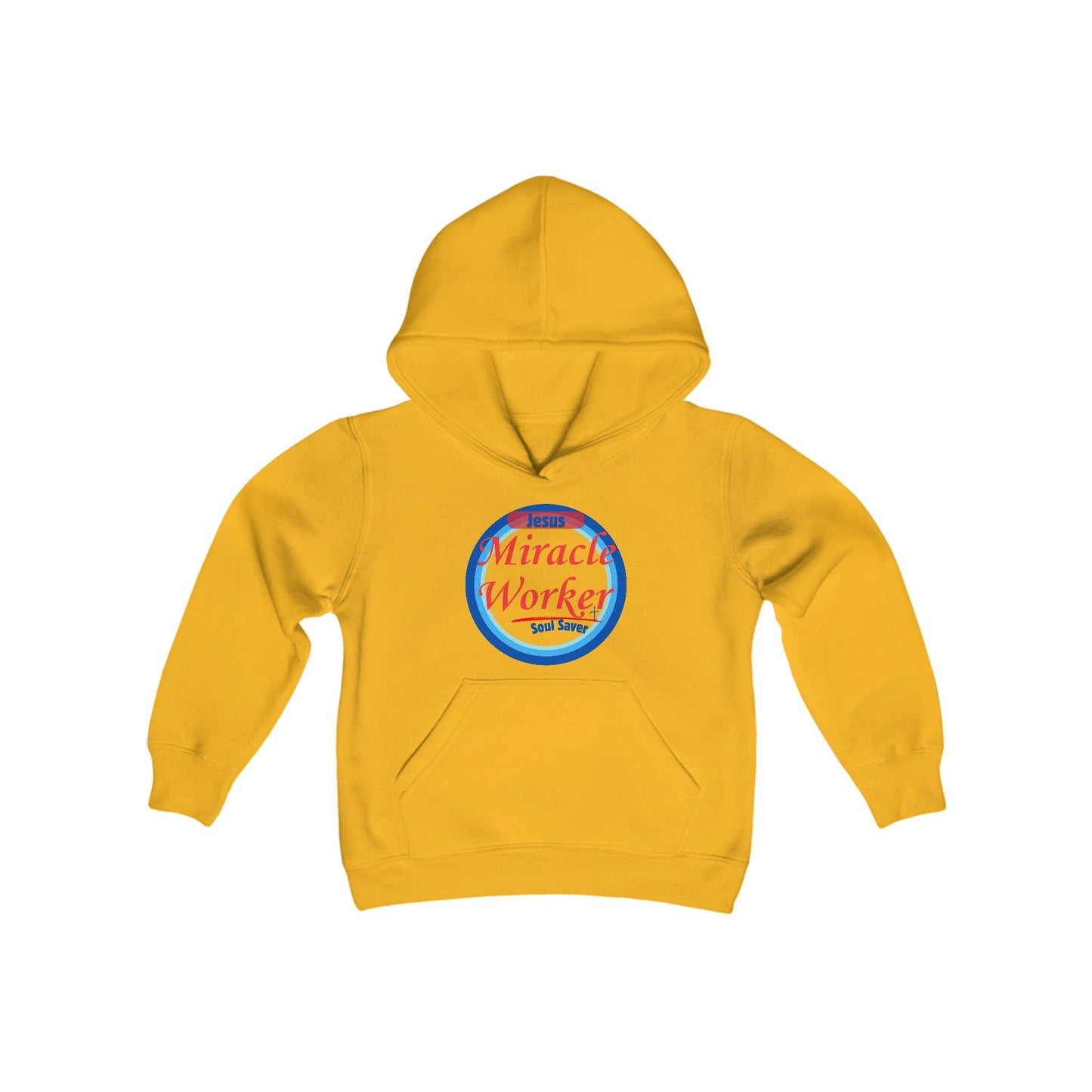 Miracle Worker -Youth Heavy Blend Hooded Sweatshirt