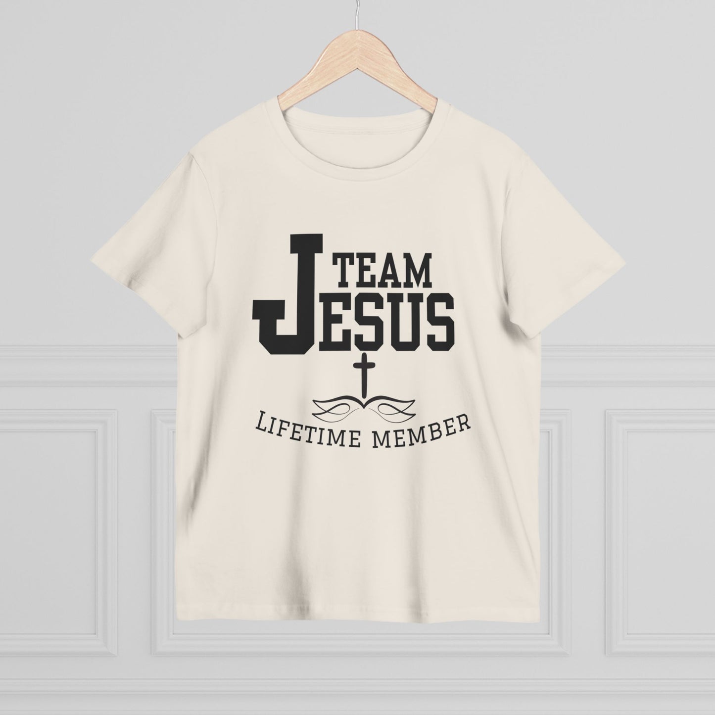 Women's Tee - Team Jesus Faithful Christian Praise Fun Tone