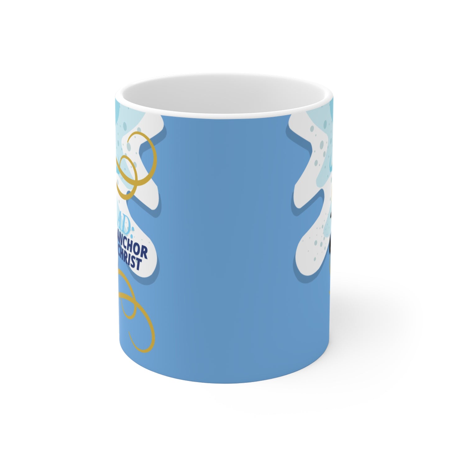 Dad, My Anchor In Christ Mug - Faith-Filled Gift for Fathers!