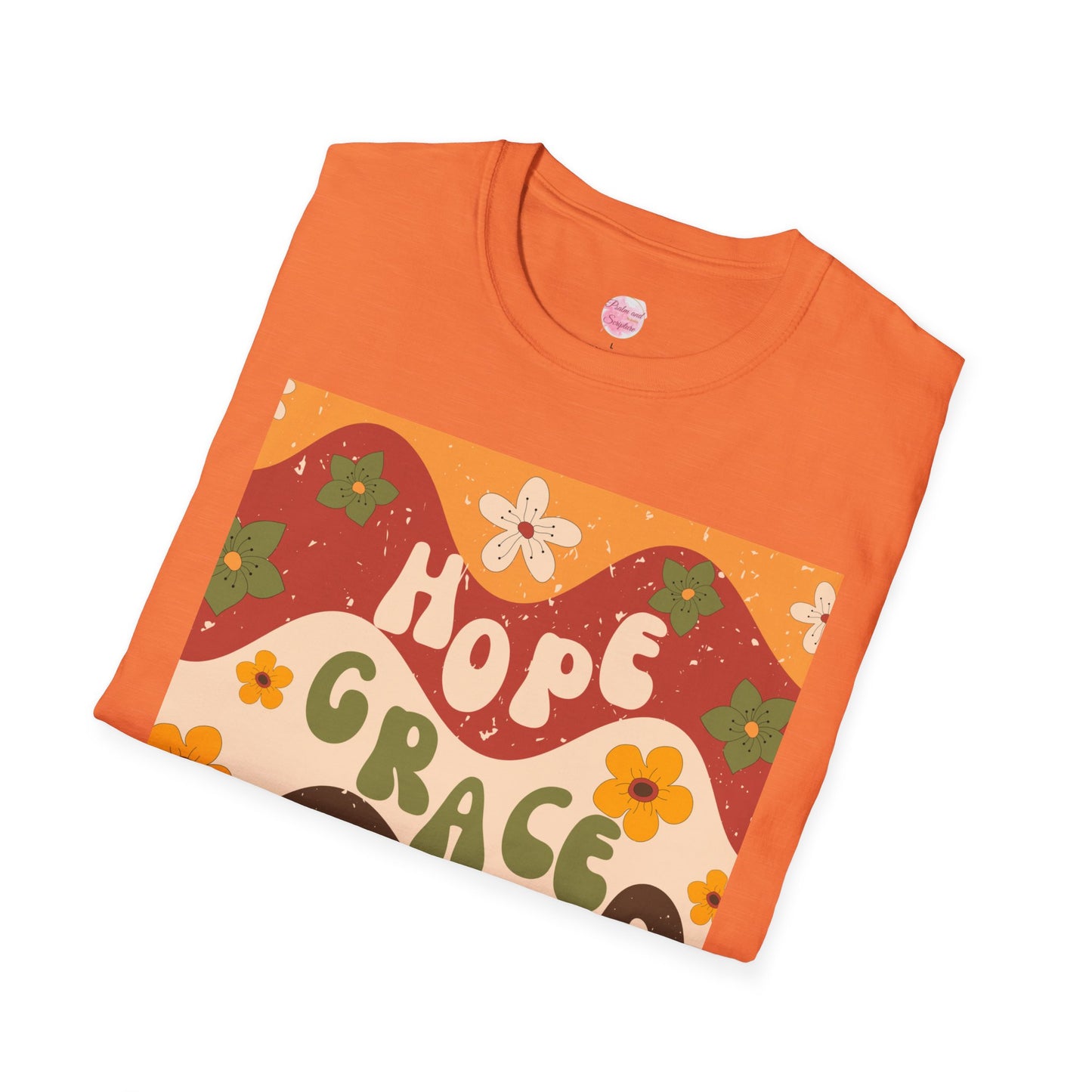 Christian Hope, Love, Grace Unisex T-Shirt