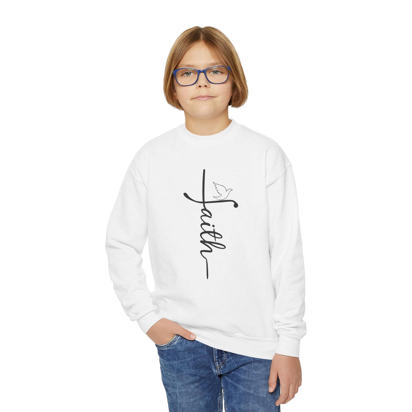 Faith Youth Crewneck Sweatshirt