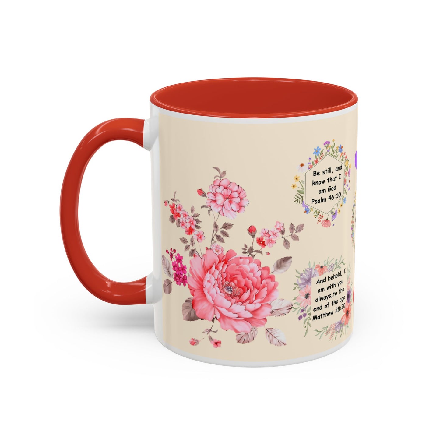 Flowers Accent Coffee Mug (11, 15oz)