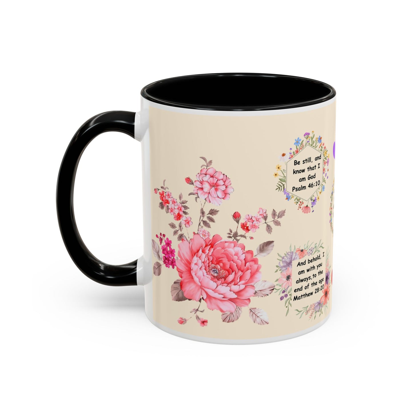 Flowers Accent Coffee Mug (11, 15oz)