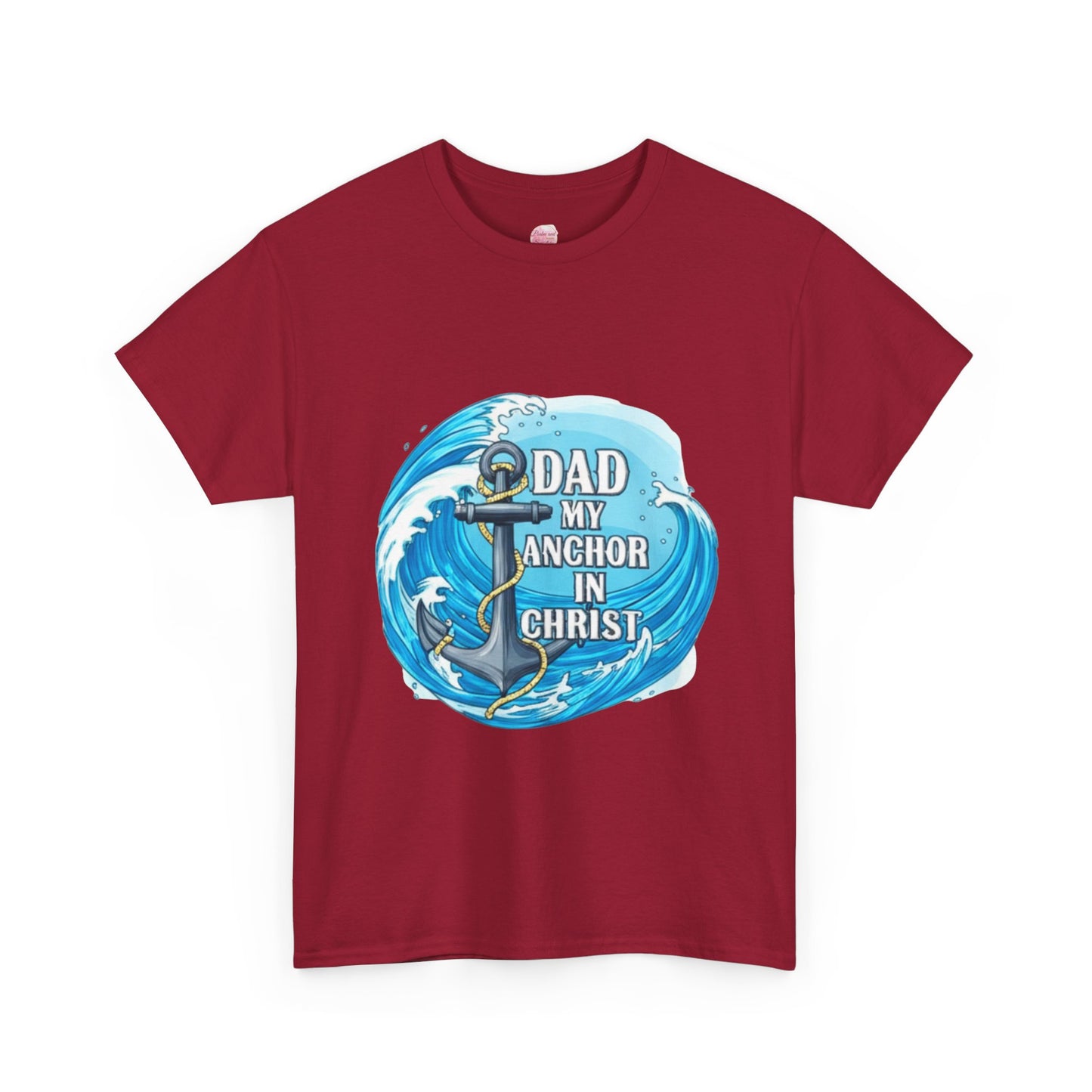 ⚓️ Faith & Family Tee! Dad My Anchor In Christ - Perfect Father's Day Gift! 🙏