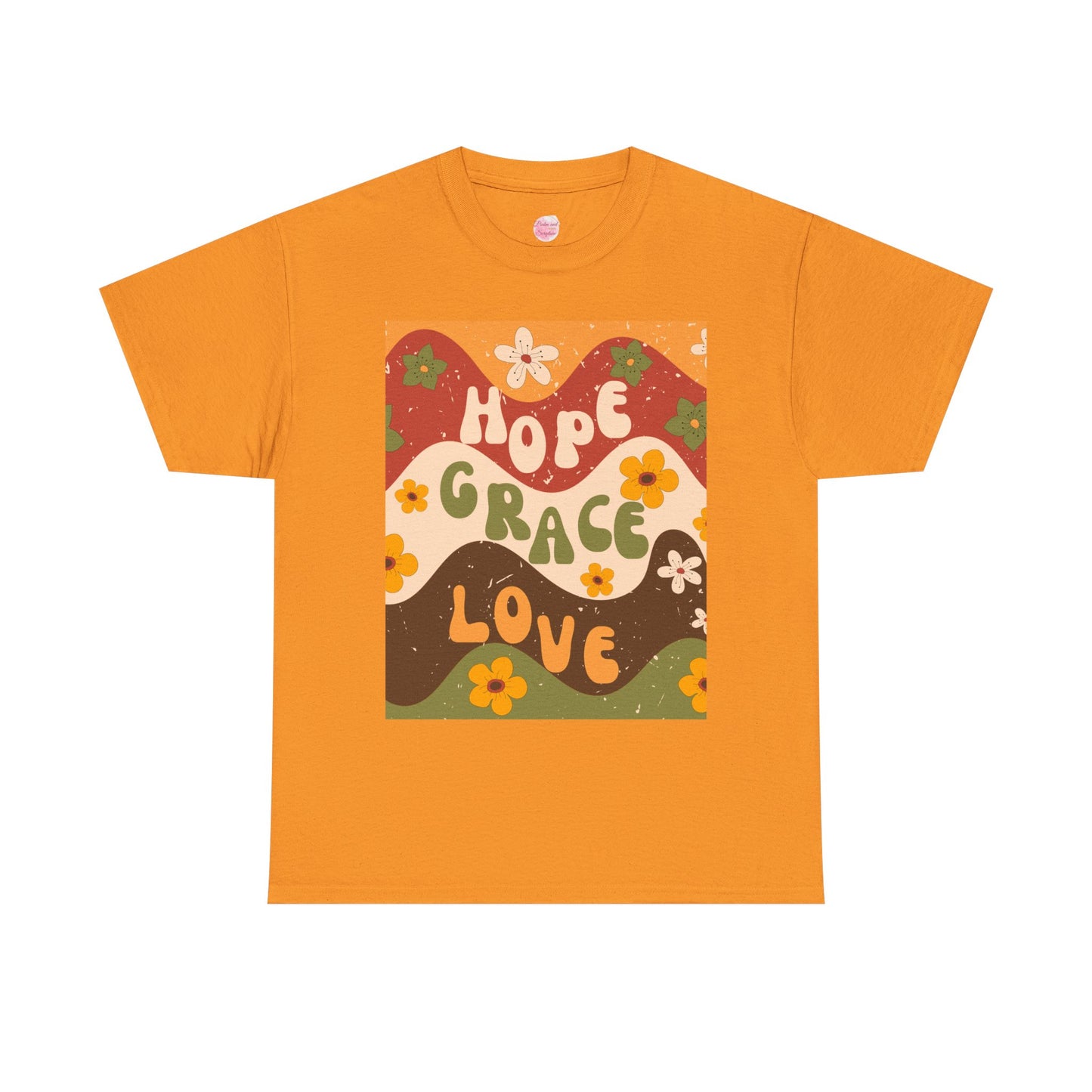 Groovy Faith! Hope Grace Love T-Shirt - Shop Now! 💖