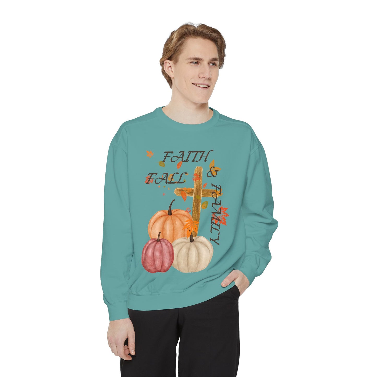 Fall Faith Unisex Sweatshirt - Warm and Comfortable Christian Apparel