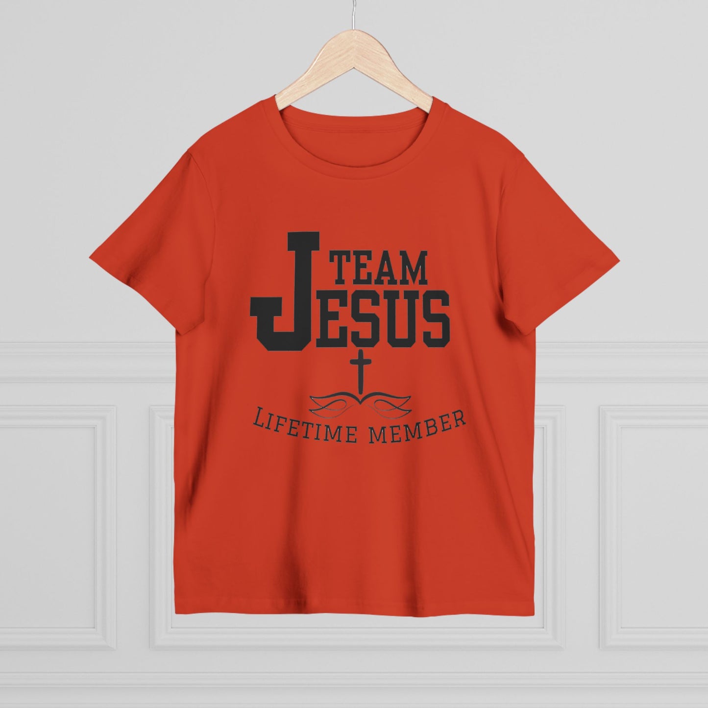 Women's Tee - Team Jesus Faithful Christian Praise Fun Tone