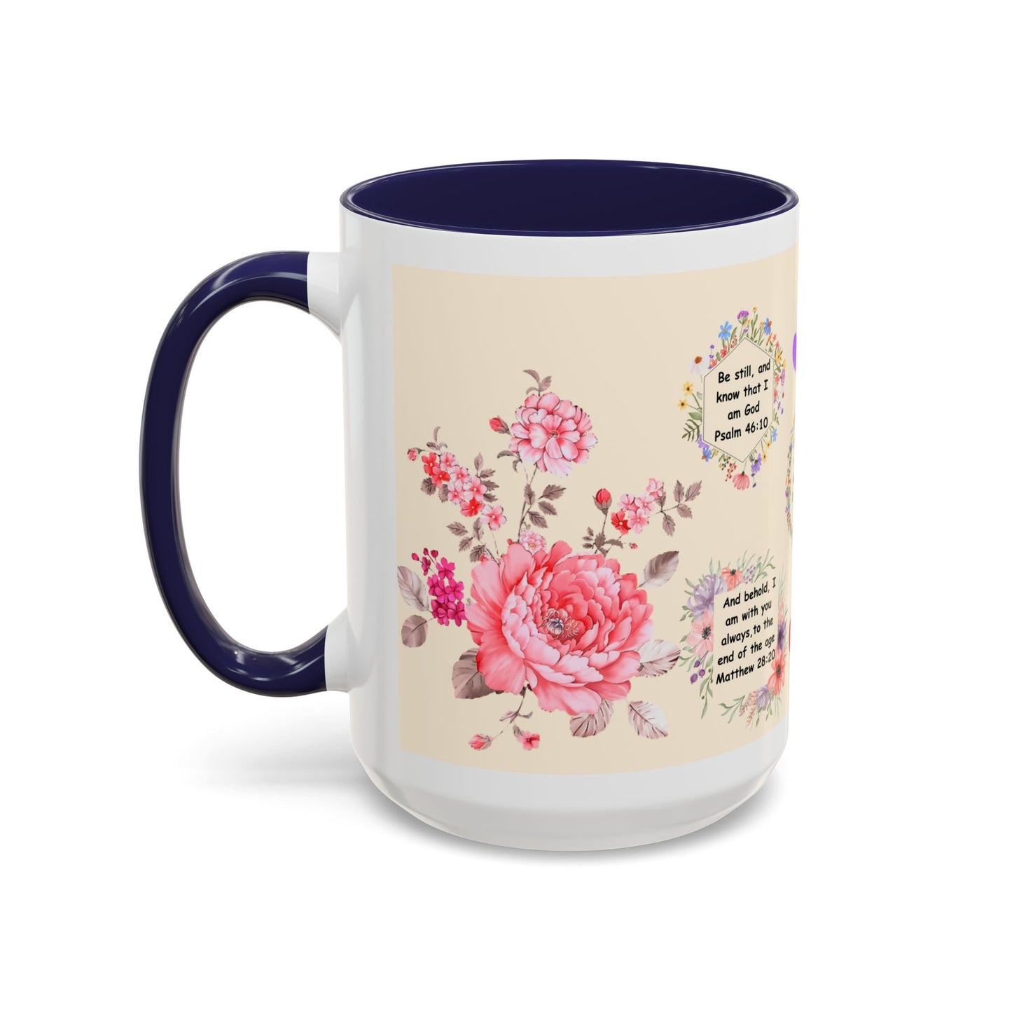 Flowers Accent Coffee Mug (11, 15oz)