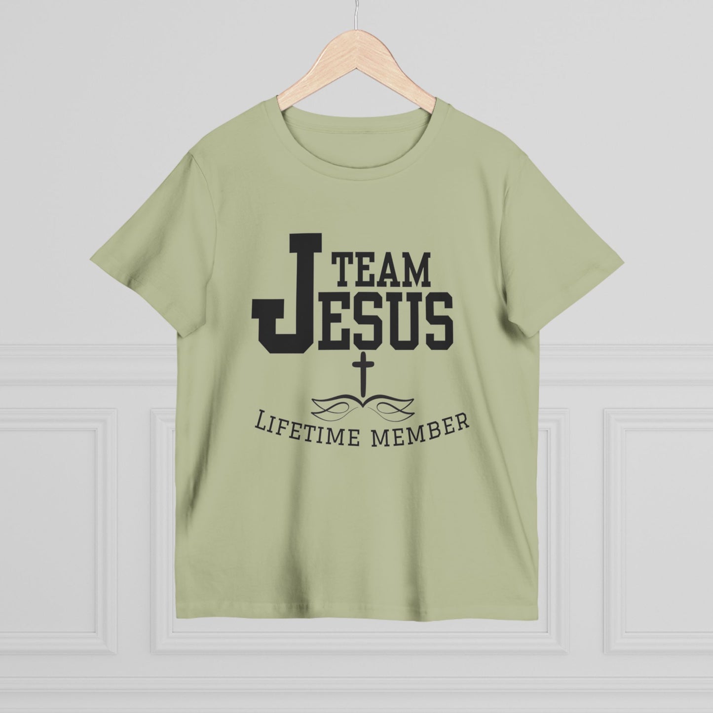 Women's Tee - Team Jesus Faithful Christian Praise Fun Tone