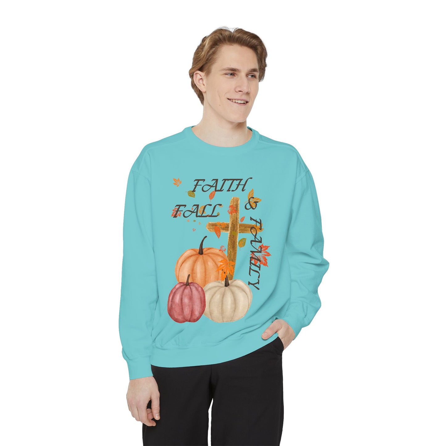 Fall Faith Unisex Sweatshirt - Warm and Comfortable Christian Apparel