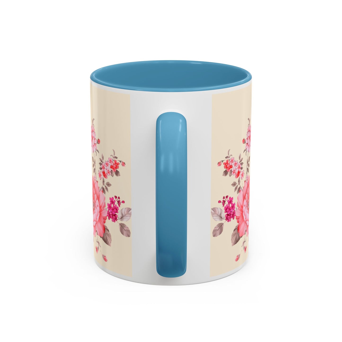 Flowers Accent Coffee Mug (11, 15oz)