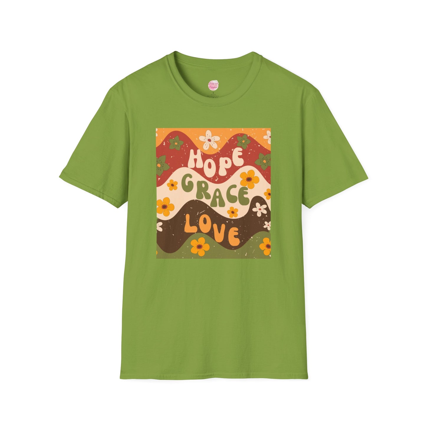 Christian Hope, Love, Grace Unisex T-Shirt