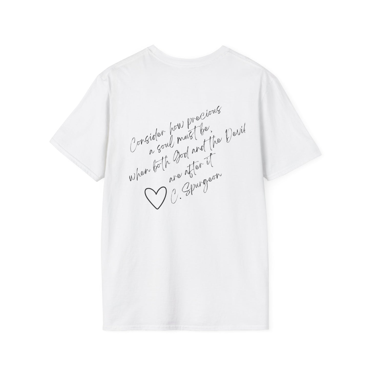 How Precious a Soul- Inspirational Unisex Softstyle T-Shirt