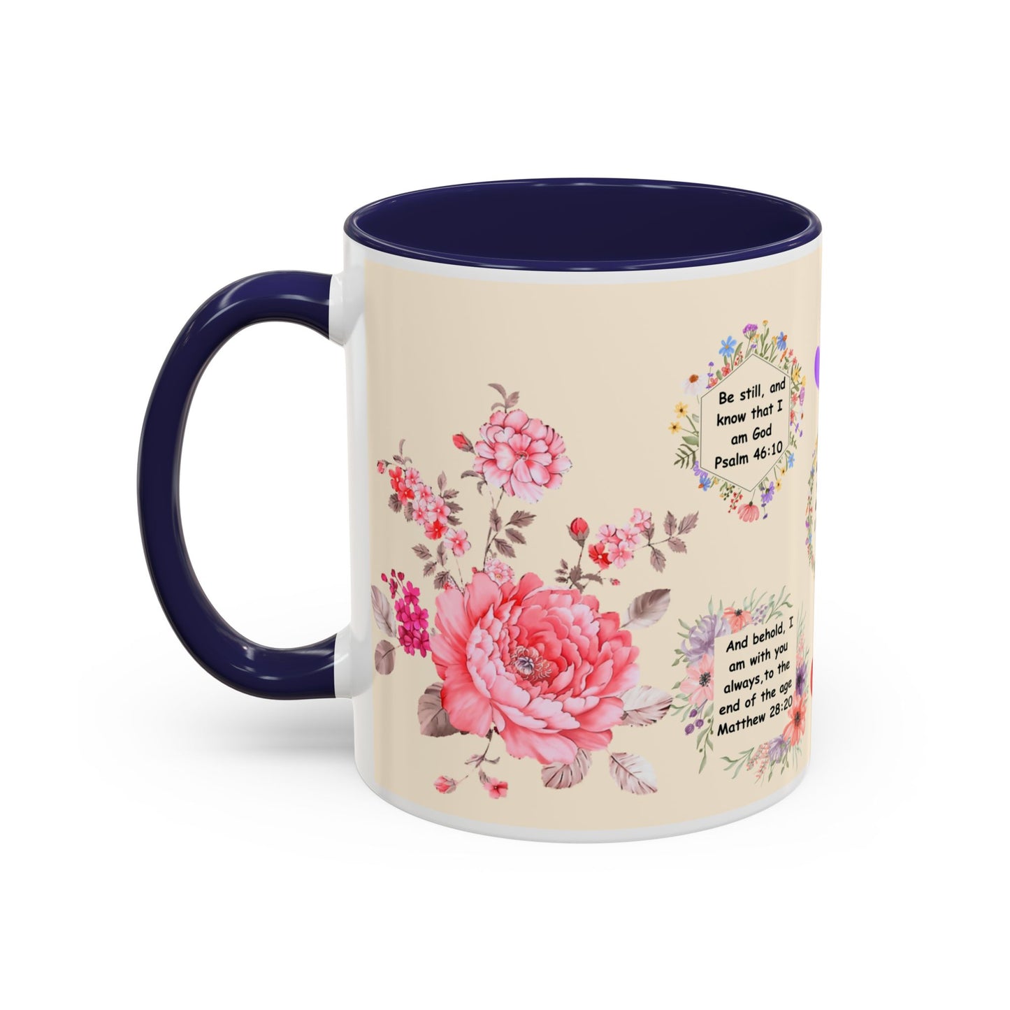 Flowers Accent Coffee Mug (11, 15oz)