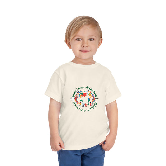 Jesus loves Toddler Short Sleeve Tee