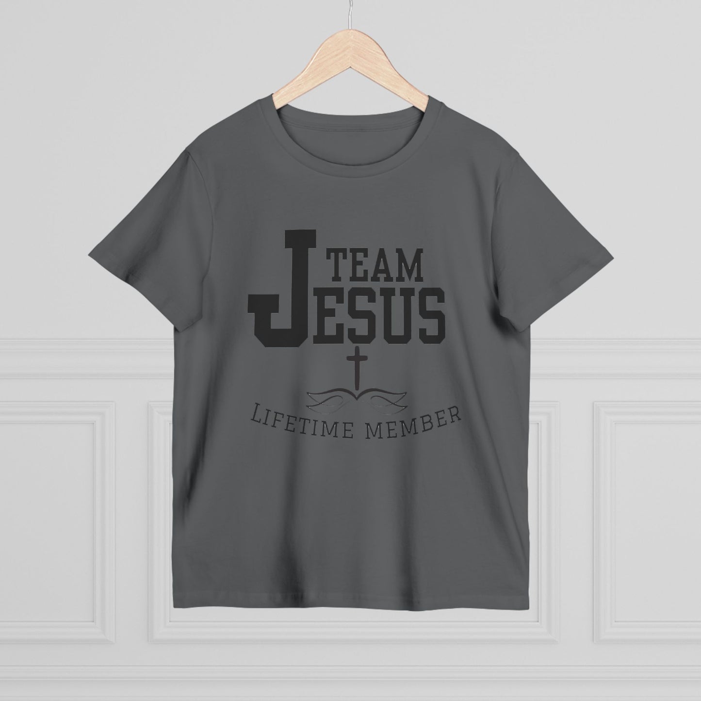 Women's Tee - Team Jesus Faithful Christian Praise Fun Tone
