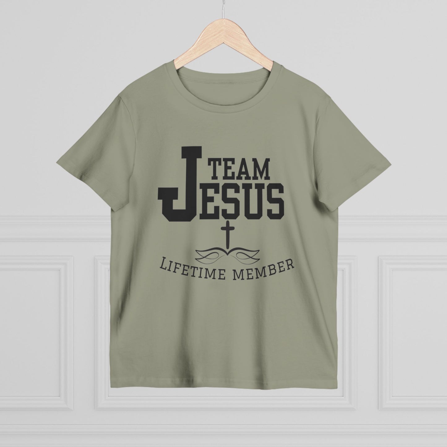 Women's Tee - Team Jesus Faithful Christian Praise Fun Tone
