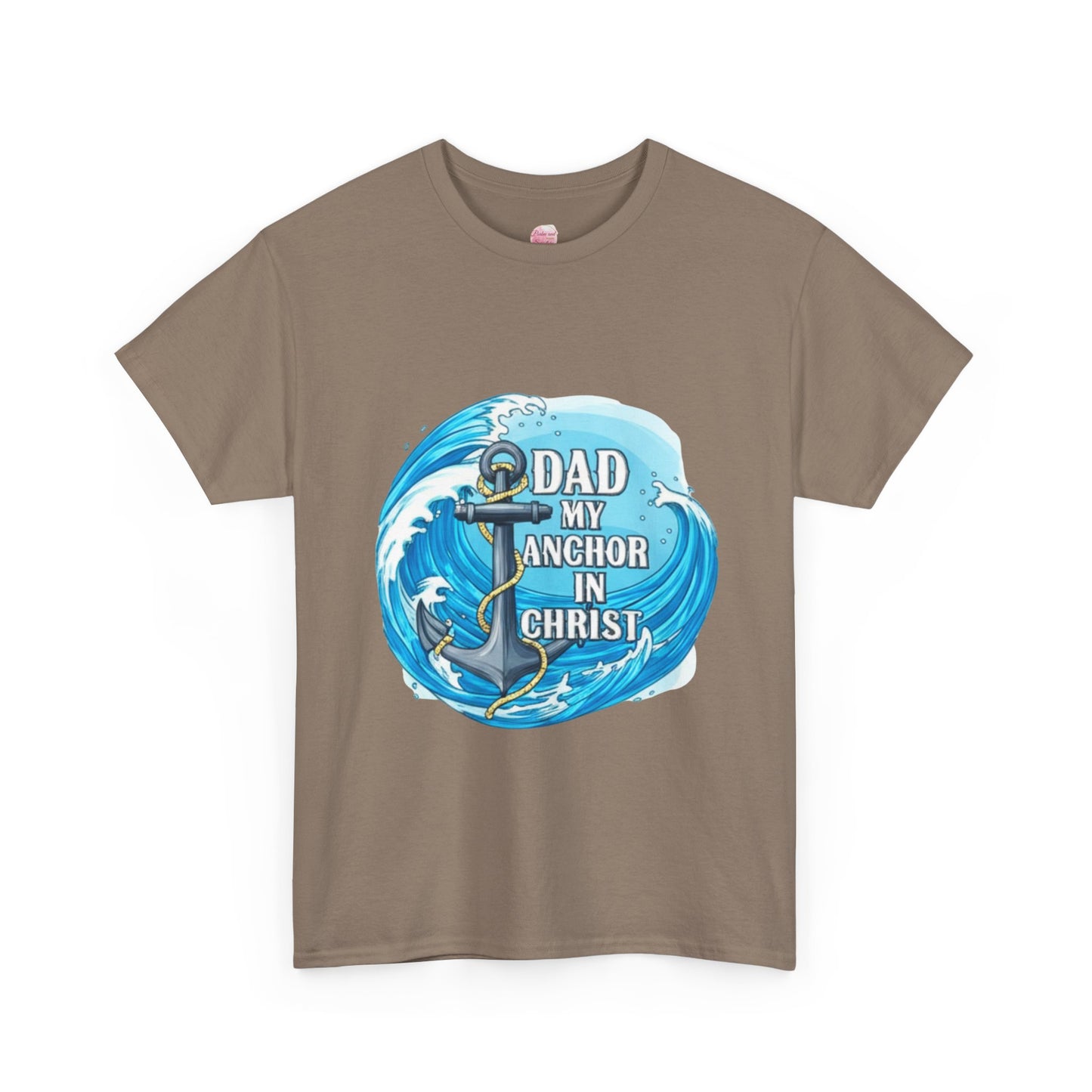 ⚓️ Faith & Family Tee! Dad My Anchor In Christ - Perfect Father's Day Gift! 🙏