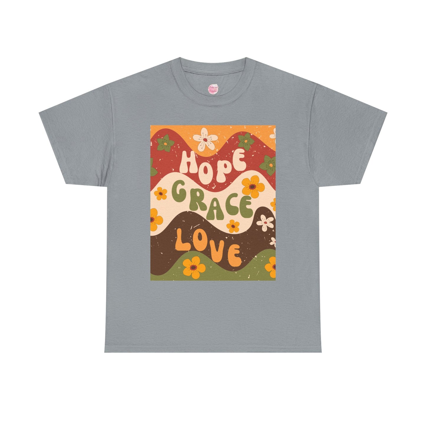 Groovy Faith! Hope Grace Love T-Shirt - Shop Now! 💖
